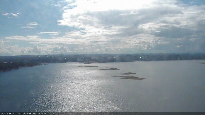 Lake Travis webcam, September 11, 2018 3:50 PM CT