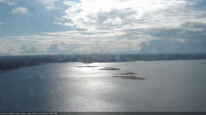 Lake Travis webcam, September 11, 2018 4:00 PM CT