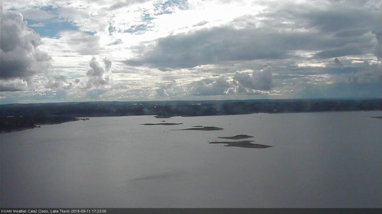 Lake Travis webcam, September 11, 2018 4:25 PM CT