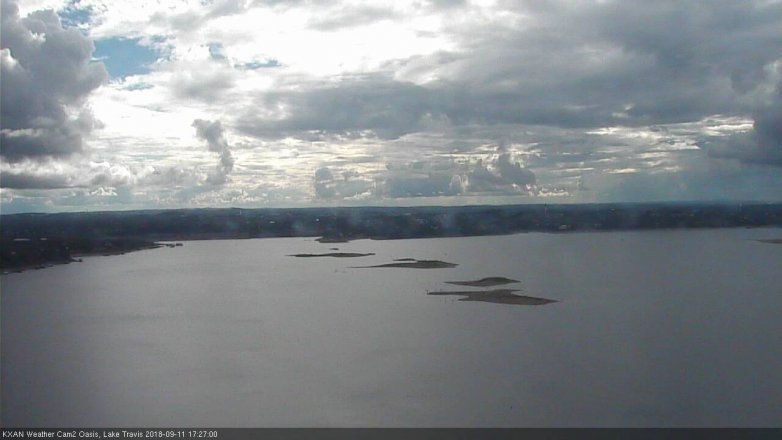 Lake Travis webcam, September 11, 2018 4:30 PM CT