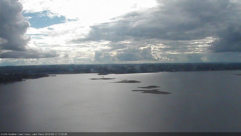 Lake Travis webcam, September 11, 2018 4:35 PM CT