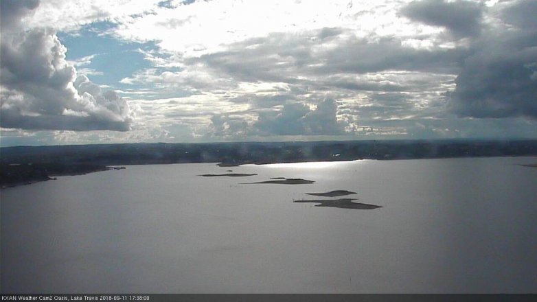 Lake Travis webcam, September 11, 2018 4:40 PM CT