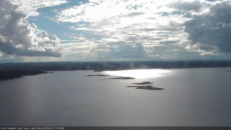 Lake Travis webcam, September 11, 2018 4:45 PM CT