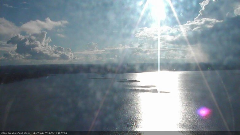 Lake Travis webcam, September 11, 2018 5:10 PM CT