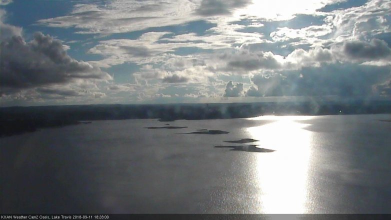 Lake Travis webcam, September 11, 2018 5:30 PM CT