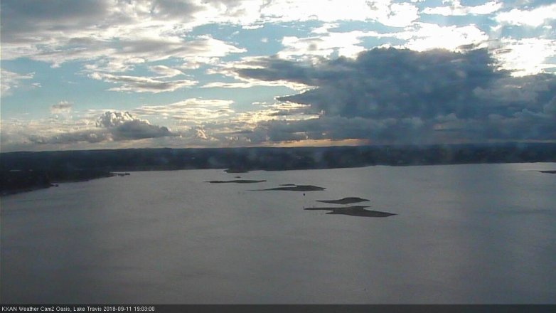 Lake Travis webcam, September 11, 2018 6:05 PM CT