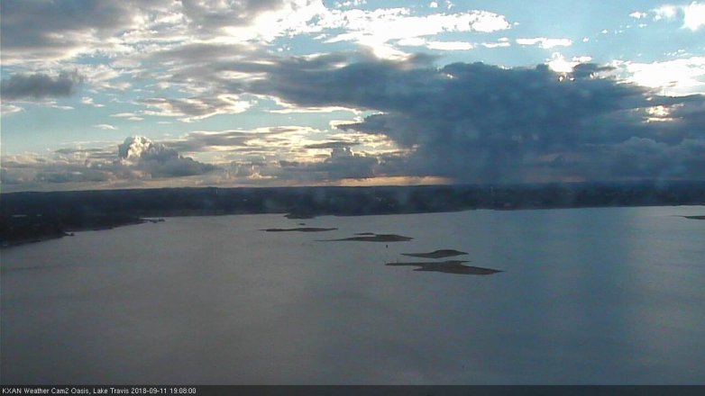 Lake Travis webcam, September 11, 2018 6:10 PM CT
