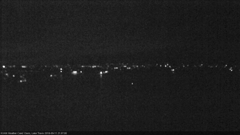 Lake Travis webcam, September 11, 2018 8:10 PM CT