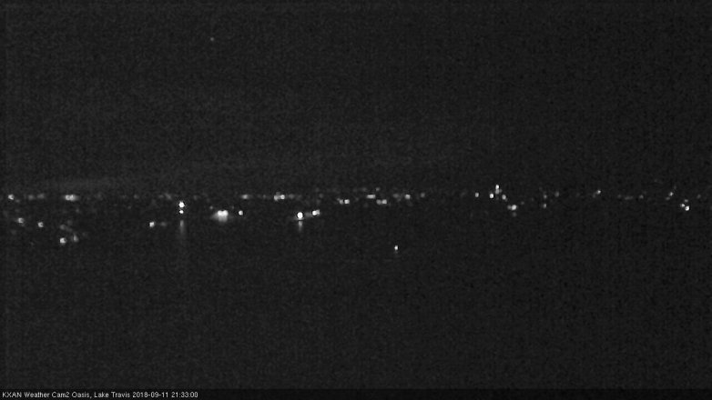 Lake Travis webcam, September 11, 2018 8:35 PM CT