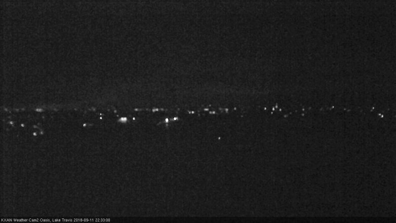 Lake Travis webcam, September 11, 2018 9:35 PM CT