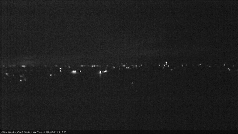 Lake Travis webcam, September 11, 2018 10:20 PM CT