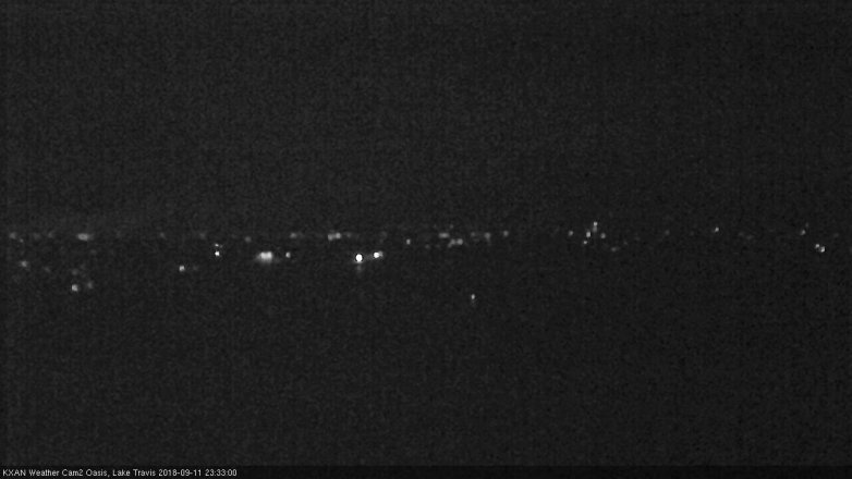 Lake Travis webcam, September 11, 2018 10:35 PM CT