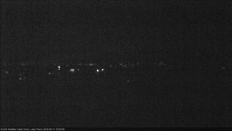 Lake Travis webcam, September 11, 2018 10:55 PM CT