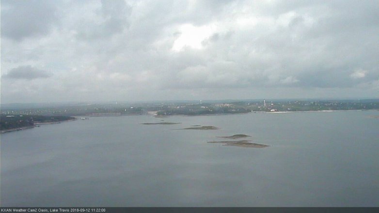 Lake Travis webcam, September 12, 2018 10:25 AM CT