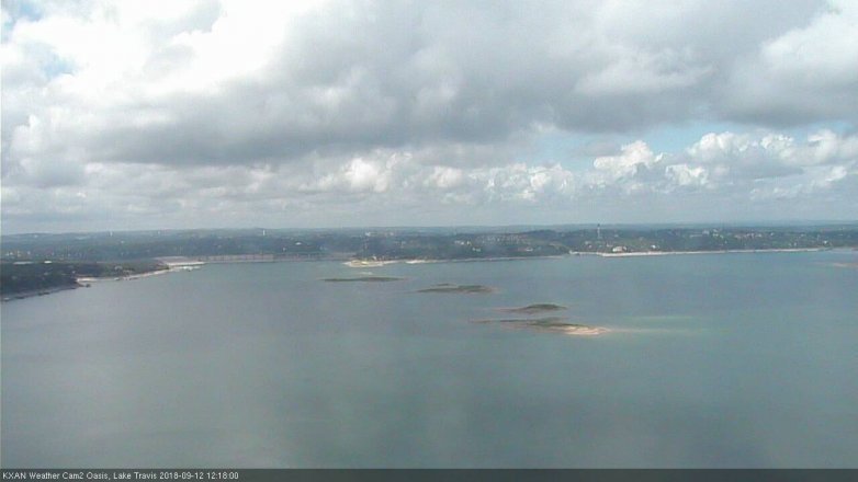 Lake Travis webcam, September 12, 2018 11:20 AM CT
