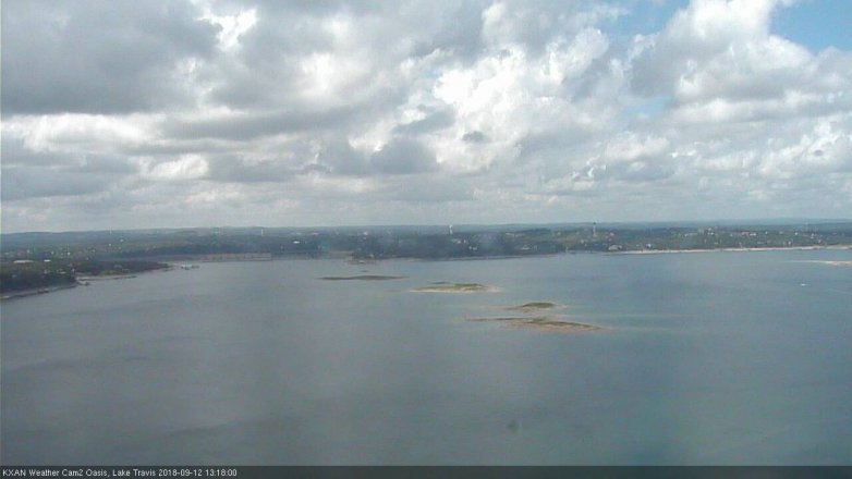 Lake Travis webcam, September 12, 2018 12:20 PM CT