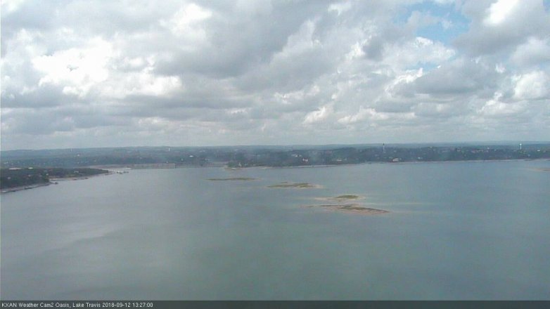 Lake Travis webcam, September 12, 2018 12:30 PM CT