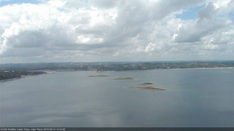 Lake Travis webcam, September 12, 2018 12:35 PM CT