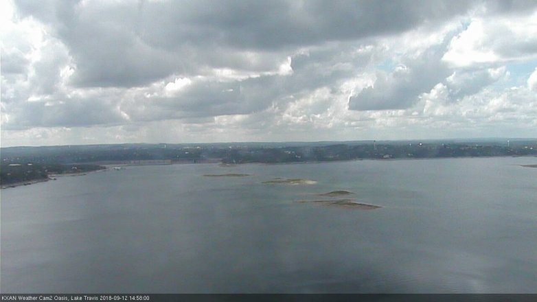 Lake Travis webcam, September 12, 2018 2:00 PM CT