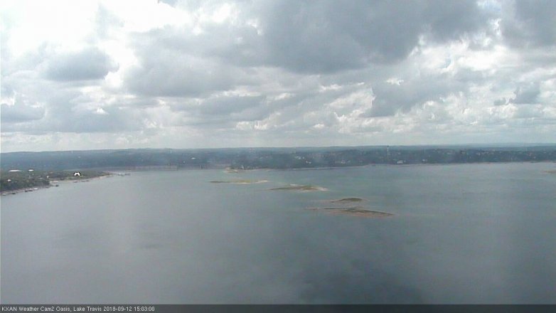 Lake Travis webcam, September 12, 2018 2:05 PM CT