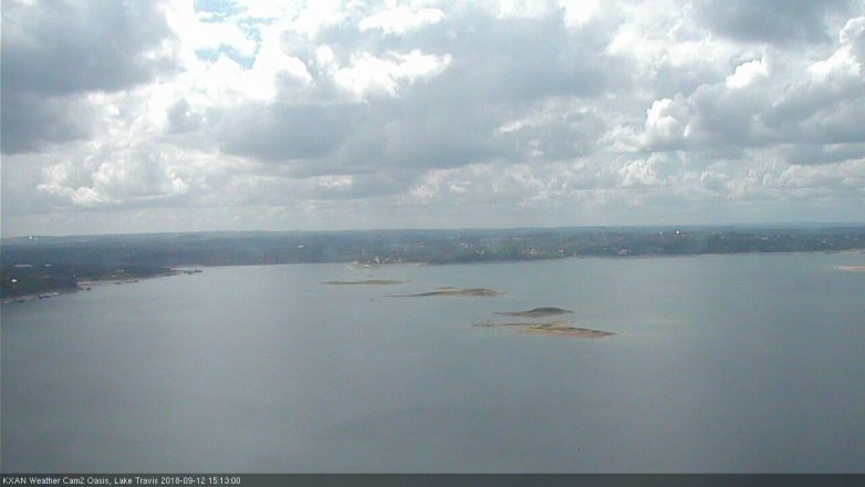Lake Travis webcam, September 12, 2018 2:15 PM CT