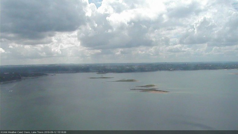 Lake Travis webcam, September 12, 2018 2:20 PM CT