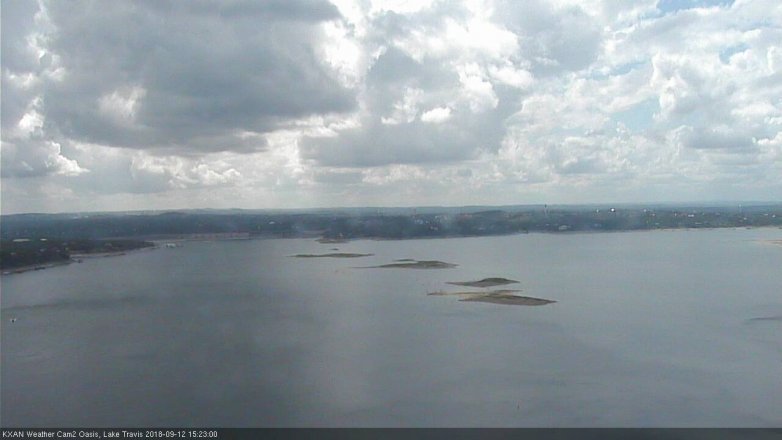 Lake Travis webcam, September 12, 2018 2:25 PM CT