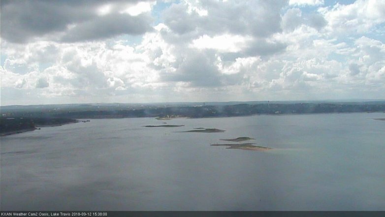 Lake Travis webcam, September 12, 2018 2:40 PM CT