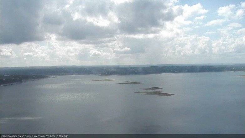 Lake Travis webcam, September 12, 2018 2:50 PM CT