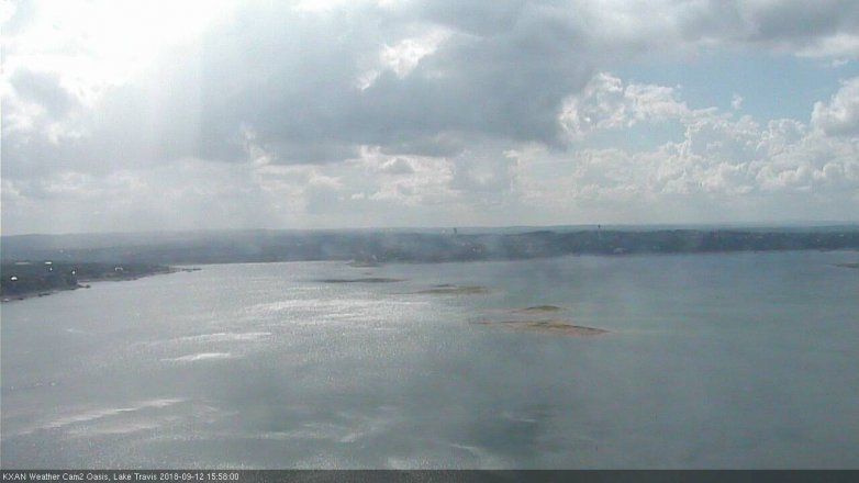 Lake Travis webcam, September 12, 2018 3:00 PM CT