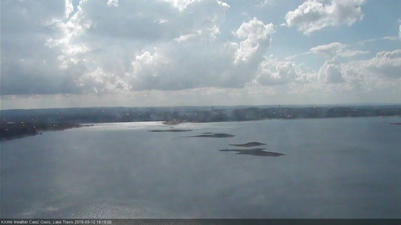 Lake Travis webcam, September 12, 2018 3:20 PM CT