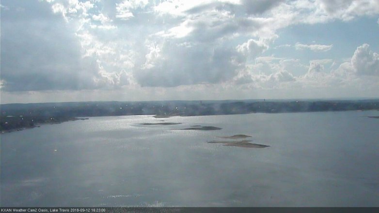 Lake Travis webcam, September 12, 2018 3:25 PM CT