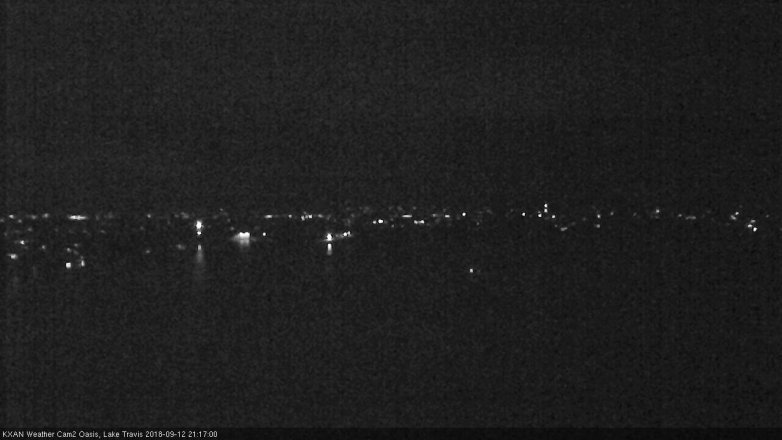 Lake Travis webcam, September 12, 2018 8:20 PM CT