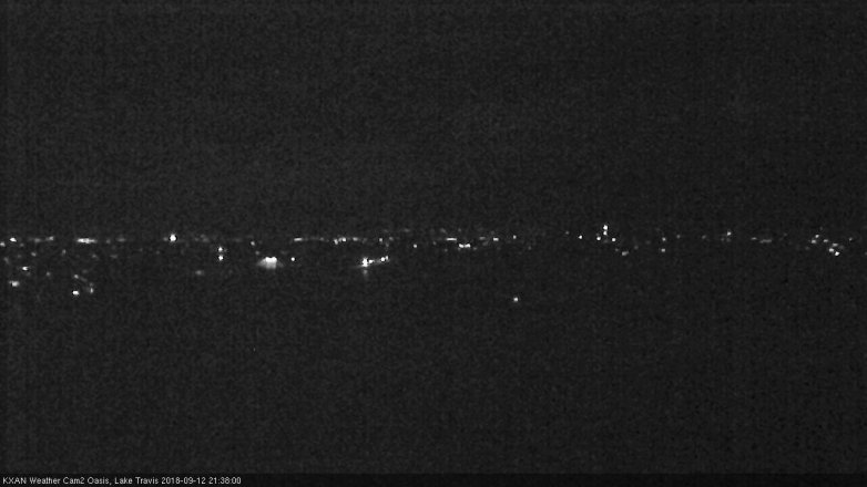 Lake Travis webcam, September 12, 2018 8:40 PM CT