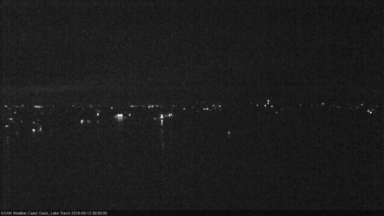 Lake Travis webcam, September 12, 2018 12:00 AM CT