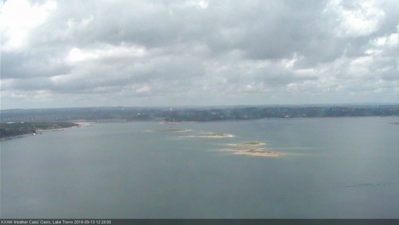Lake Travis webcam, September 13, 2018 11:30 AM CT