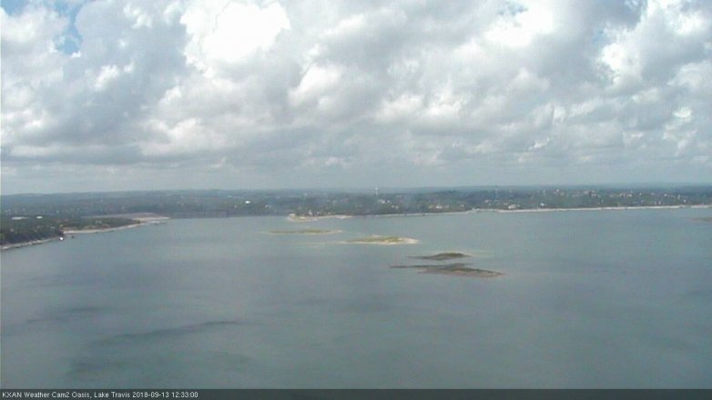 Lake Travis webcam, September 13, 2018 11:35 AM CT