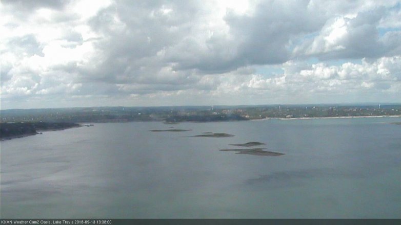 Lake Travis webcam, September 13, 2018 12:40 PM CT