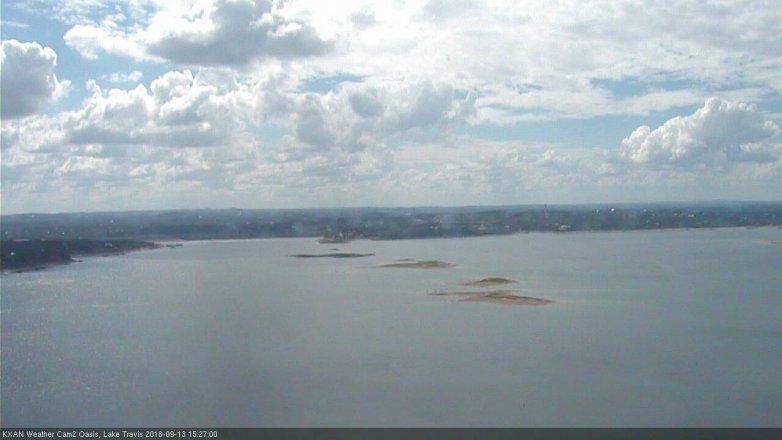 Lake Travis webcam, September 13, 2018 2:30 PM CT