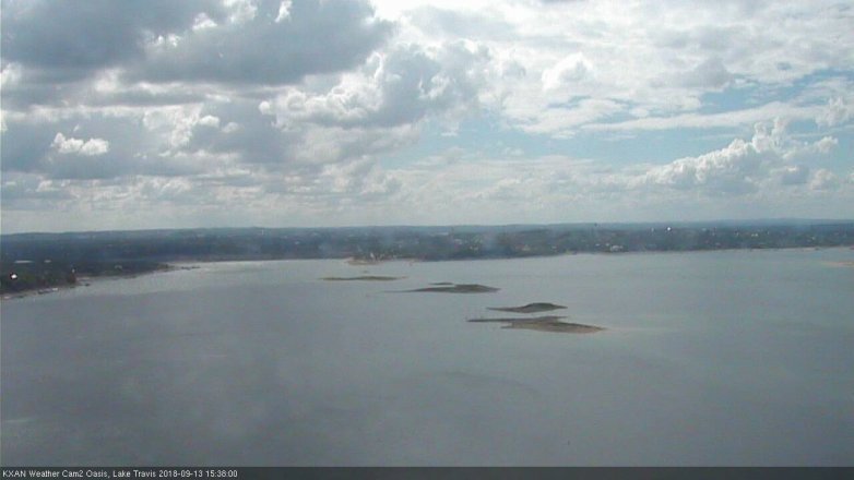 Lake Travis webcam, September 13, 2018 2:40 PM CT
