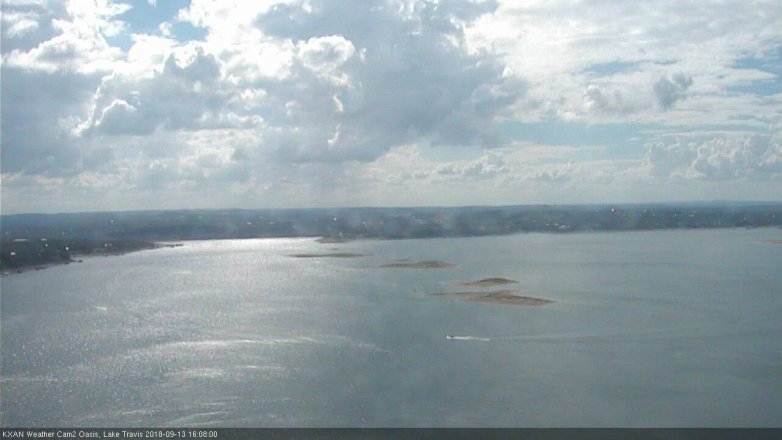 Lake Travis webcam, September 13, 2018 3:10 PM CT