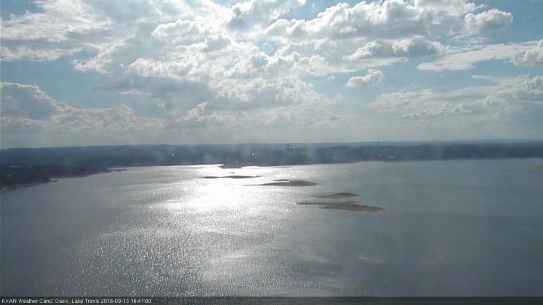 Lake Travis webcam, September 13, 2018 3:50 PM CT