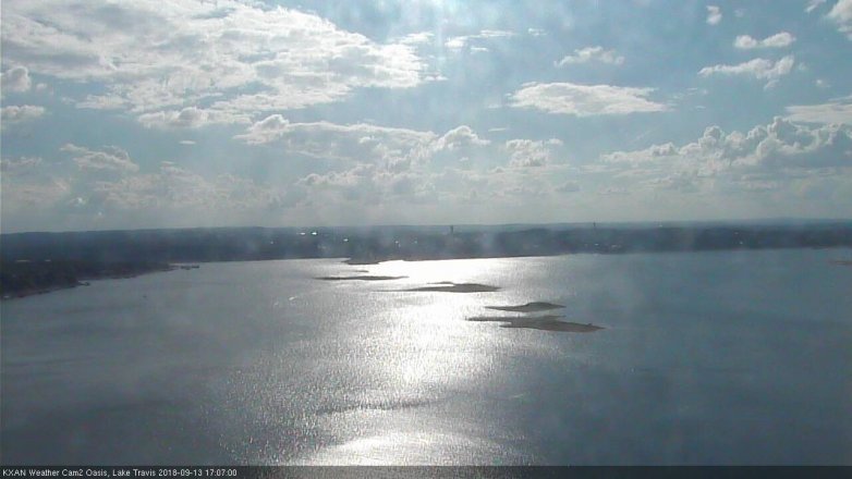 Lake Travis webcam, September 13, 2018 4:10 PM CT