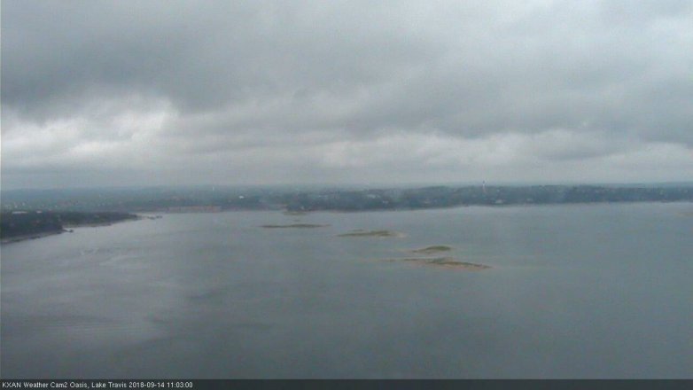 Lake Travis webcam, September 14, 2018 10:05 AM CT