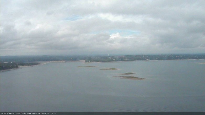 Lake Travis webcam, September 14, 2018 10:25 AM CT