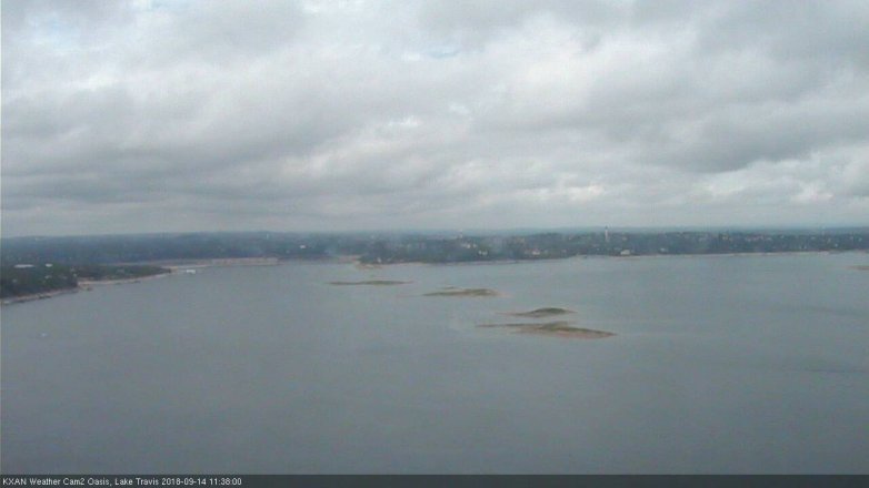 Lake Travis webcam, September 14, 2018 10:40 AM CT