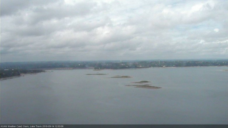 Lake Travis webcam, September 14, 2018 11:05 AM CT