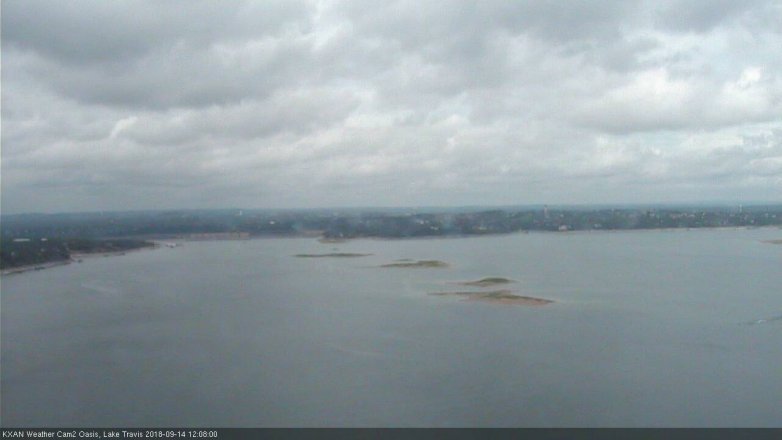 Lake Travis webcam, September 14, 2018 11:10 AM CT