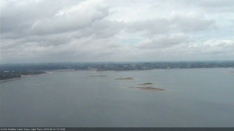 Lake Travis webcam, September 14, 2018 11:15 AM CT