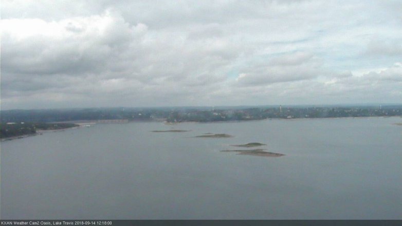 Lake Travis webcam, September 14, 2018 11:20 AM CT
